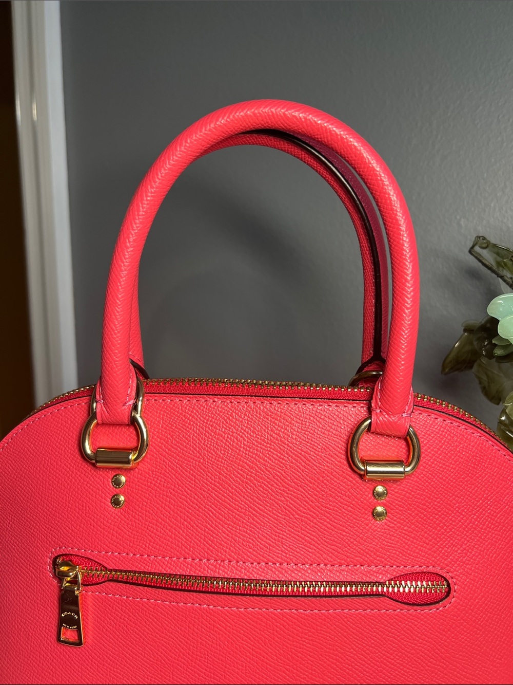 Coach Large Katy Dome Satchel - Picture 6 of 17